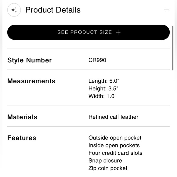 Coach Essential Slim Card Case in Aquamarine Blue - Picture 8 of 8